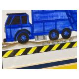 Judy Hagstrom Original Watercolor Construction Art Prints - 2 Framed