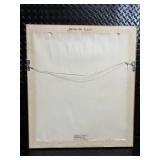 Waiting for Godot Art Print - Bright Yellow Chair on Blue & Purple Background