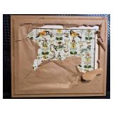 Birds on Floral Stems Cross-Stitch - Framed Art Pair (Lot of 2)