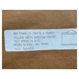 Birds on Floral Stems Cross-Stitch - Framed Art Pair (Lot of 2)