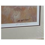 D. McCann Beach Family Scene - Limited Edition Print 805/850 - Framed