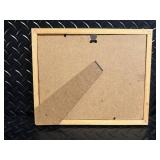 Framed Landscape Art Prints (2) - Blue Distressed Frame & Orange Wood Frame