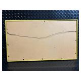 Two Framed Color-Block Art Prints: Umbrella Kids & Ducklings