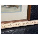 Bessie Pease Gutmann - Pair of Framed Prints Little Girl with Puppy