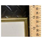 Vintage Framed Wall Art Lot - Mountain Landscape, FAMILY Birds Sign & Lace Keepsake