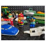 Tonka Die-Cast Toy Vehicle Lot - Tractors, Jeeps, Buses & Planes (Vintage)