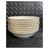 Celadon Ceramics & Glass Lot - Jug w/ Spigot, 3 Bud Vases, White Bowls