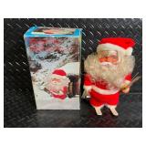 Disco Santa Claus Plush - Battery-Operated Christmas Toy with Box