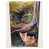 Helen Clark Fox Cub Den & Timber Wolf - The Gallery Derbyshire Prints
