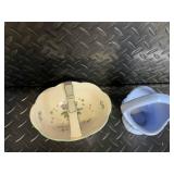 Arlow Bonnie Bloom Honey Stone Plate 11in Made in Ireland No. 8169