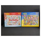 Puzzle Lot - Assorted 1000-Piece Jigsaws (Ravensburger, Cobble Hill, Memory Lane, & More)