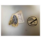 Jenton Hand Painted Flower Baskets - Lot of 2