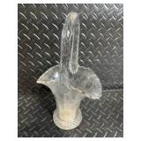 Crystal Glassware Set - 2 Compote Bowls, Centerpiece Pedestal, 2 Glass Fish Figurines