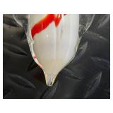 Crystal Glassware Set - 2 Compote Bowls, Centerpiece Pedestal, 2 Glass Fish Figurines