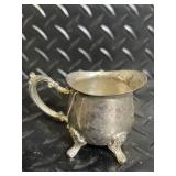 Godinger Silver Plate Tea Set with Ornate Tray - Teapot, Sugar Pot, Creamer, Tongs & Knife