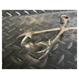 Godinger Silver Plate Tea Set with Ornate Tray - Teapot, Sugar Pot, Creamer, Tongs & Knife