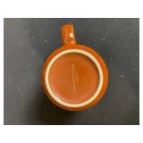 REGO C067-27 Made in China Orange Mugs & Amber Dessert Bowls Set - 12 Mugs, 6 Bowls