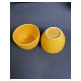 Le Creuset Stoneware Lot - Teapot, Jars, Cups, Bowls & Plates - Colorful Assortment