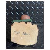 Napco Ware White Bird Candle Holder & Holiday Decor Lot with Basket