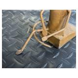 Napco Ware White Bird Candle Holder & Holiday Decor Lot with Basket