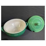 Spode Christmas Tree Round Covered Casserole XT0740-X - Nikko Bowls & Green Dish Lot