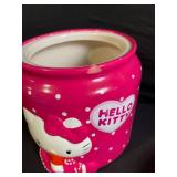 Hello Kitty Jar with Lid - Glass Star-Shaped Plate - Moon & Sun Ornaments - Blue Desk Lamp