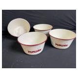 ODI Copper Tri-Ply Pan with Lid - Vintage Cookware Lot incl. Tea Box, Pine Tray, 4 Popcorn Bowls