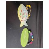 Assorted Craft Trinkets Lot - Beads, Spoons, Mugs, Wall Decor, Bowling Pin (Lot of 10)