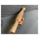 Hand-Carved Wooden Baton - Signed Jim D