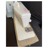 Vintage Singer Sewing Machines Lot - Sewhandy Electric Portable + Central Machine + Orange Case