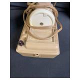 Vintage Singer Sewing Machines Lot - Sewhandy Electric Portable + Central Machine + Orange Case