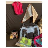 Assorted Yarn & Knitting Supplies Bundle with Needles, Bags & Accessories