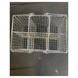 Charcoal Brazier Set with Rope-Handle Pot, 3-Ring Stand & Wire-Mesh Basket