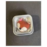 Sterling Silver Holiday Collectibles Lot - Unicorn Keychain, Fox Plush, Butterfly Pin, Love Pendant