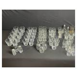 Glassware Assortment - Clear Drinking Glasses, Tumblers, Shot Glasses and Mugs