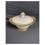 Franciscan Fremont China - Vintage White & Gold Rim Dinnerware Set with Lidded Tureen