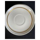 Franciscan Fremont China - Vintage White & Gold Rim Dinnerware Set with Lidded Tureen