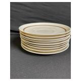 Franciscan Fremont China - Vintage White & Gold Rim Dinnerware Set with Lidded Tureen