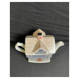 English Country Houses Tudor House Teapot - Ceramic House-Shaped Collectible