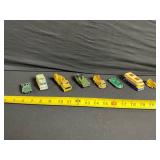 Vintage Tin Die-Cast Toy Vehicles Collection - Cars, Trucks, Boats & Planes