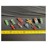 Vintage Tin Die-Cast Toy Vehicles Collection - Cars, Trucks, Boats & Planes
