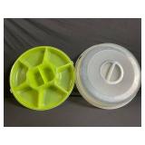 Vintage Kitchenware Lot: Blue Polka-Dot Glasses, SODA Siphon