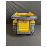 Tonka Dump Truck Toy - Yellow Tilt Bed Construction Vehicle With Large Off-Road Wheels