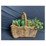 Wicker Baskets - Assorted Sizes with White Storage Bucket