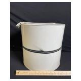 Wicker Baskets - Assorted Sizes with White Storage Bucket