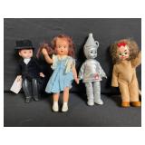 Six Vintage Dolls Lot - Assorted Character Figures