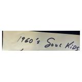 Soul Kids 1960s Doll - Dark-Skinned Boy in Striped Shirt & Denim Overalls