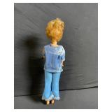 Ideal Vintage Fashion Doll - Blue Denim Outfit, 11 in. Tall