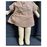 Georgene Novelties 15-inch Girl Scout Brownie Cloth Doll - 1950s
