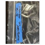 Vintage Cloth Doll - Navy Blue Coat, Yellow Scarf, Patchwork Bag, about 15 in tall